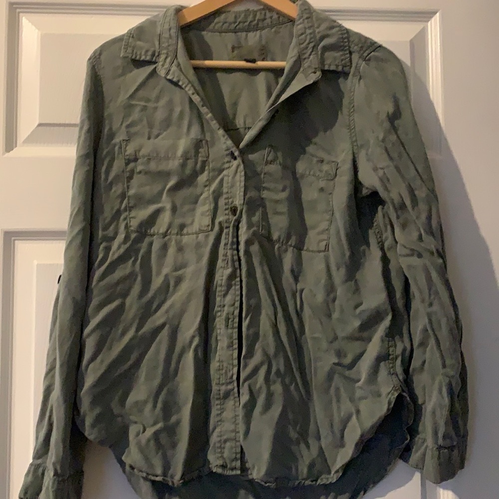 Loose Fitting Button Down